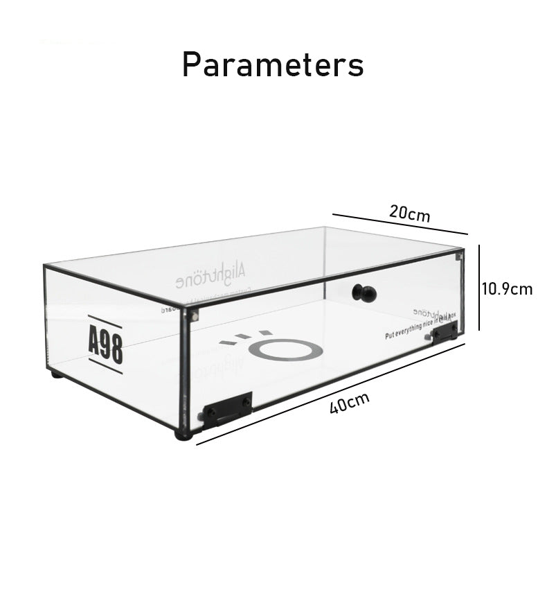 Organisateur de stockage de clavier en acrylique