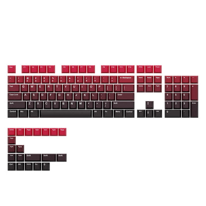 Gradient Black Pink Keycaps Cherry Profile