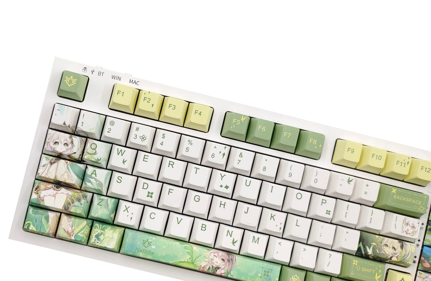 Nahida Genshin Impact Keycaps sur le thème Cherry Profile