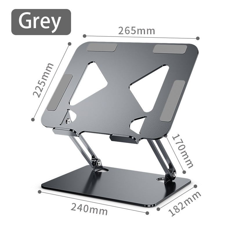 Support pour ordinateur portable en aluminium