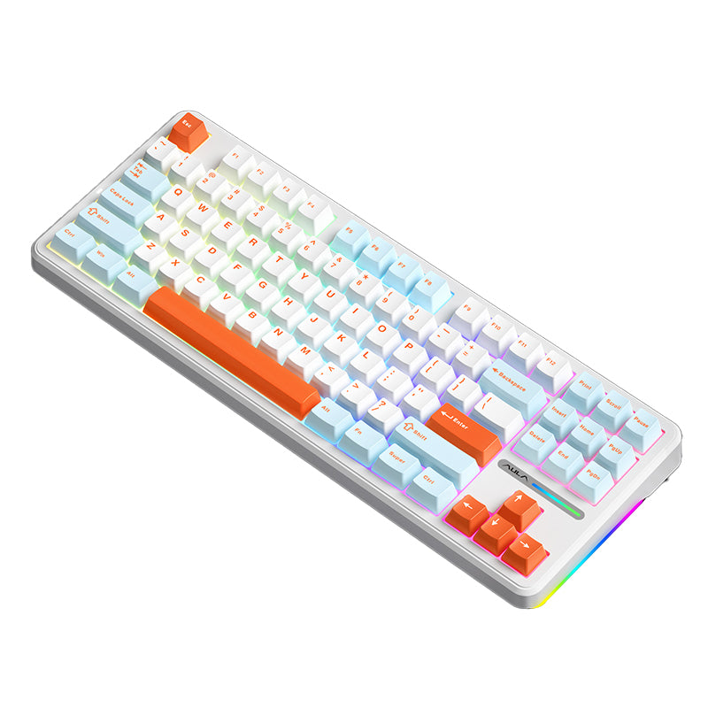 Aula F87 メカニカルキーボード 80% TKL ワイヤレス RGB