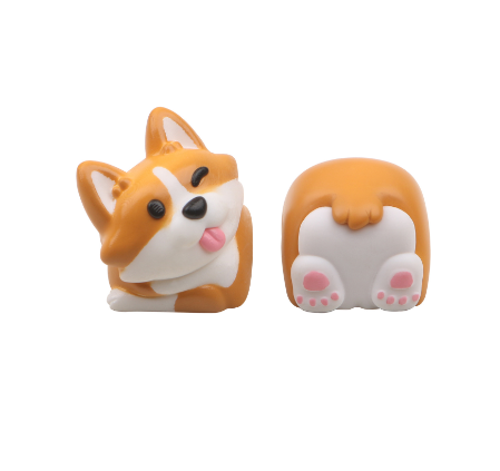 Artisan Keycaps Corgi & Husky Handmade Keycaps