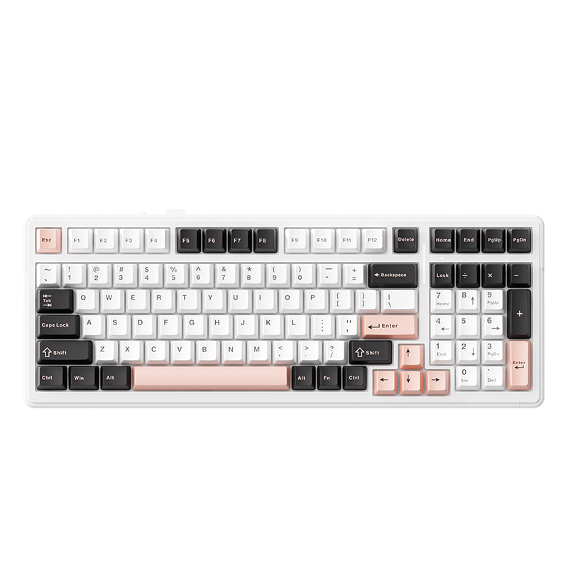 Aula F99 Black Pink Age Mechanical Keyboard 98% Wireless RGB