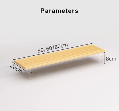 Support de moniteur d'ordinateur en acrylique