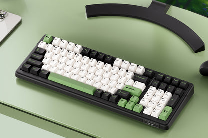 Clavier mécanique Aula F99 Green Glen 98% sans fil RVB