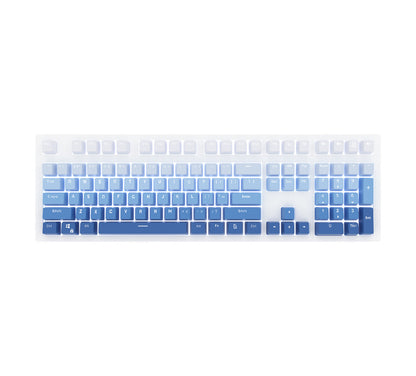 Blue Fog Double-Shot PBT Gradient Shine-Through Keycap Set