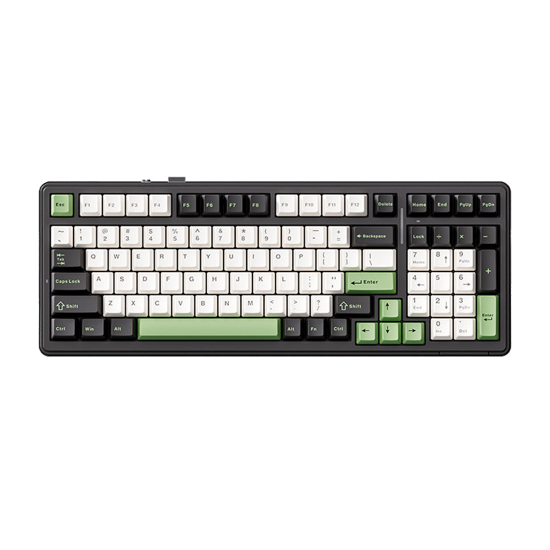 Clavier mécanique Aula F99 Green Glen 98% sans fil RVB