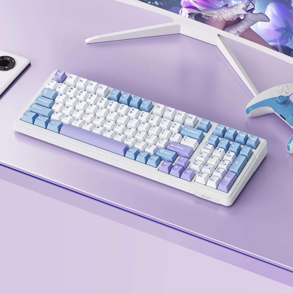 Aula F99 Starry Cloud Mechanical Keyboard 98% Wireless RGB