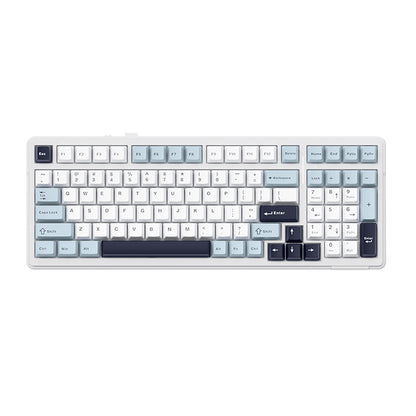 Aula F99 Smokey Blue Sea Fog Clavier mécanique 98% sans fil RVB