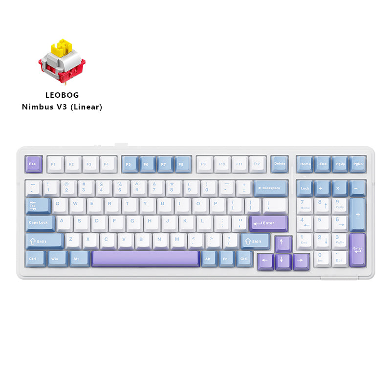 Aula F99 Starry Cloud Mechanical Keyboard 98% Wireless RGB