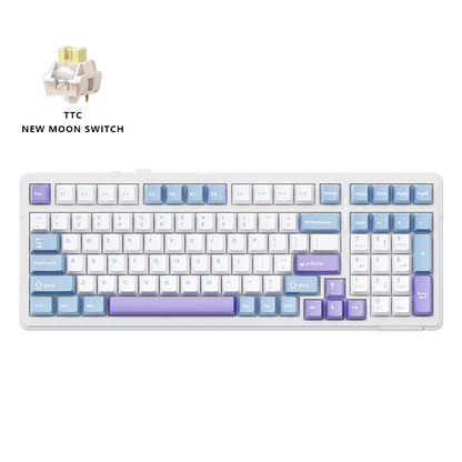 Clavier mécanique Aula F99 Starry Cloud 98% sans fil RVB