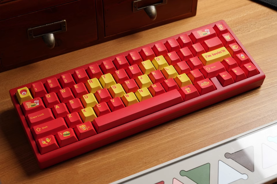 FBB McDonald's Themed Keycap Set