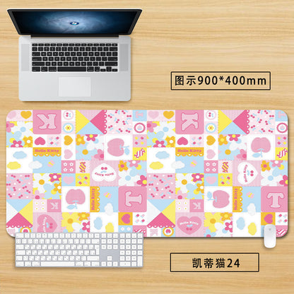 Kawaii Hello Kitty Deskmats XLarge Customizable