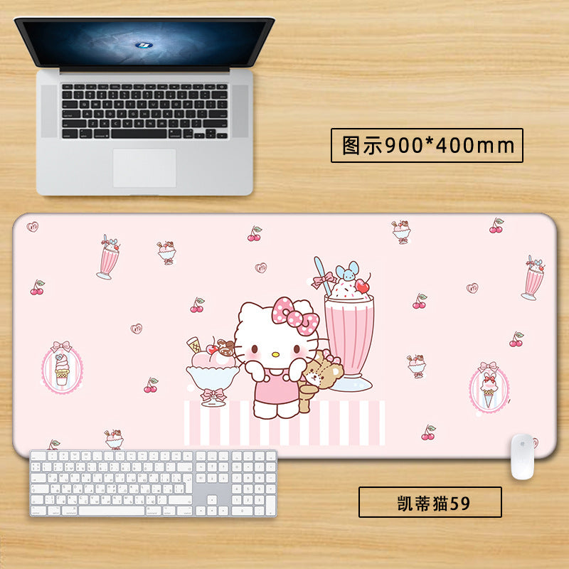 Kawaii Hello Kitty Deskmats XLarge Personnalisable