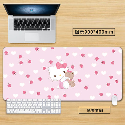 Kawaii Hello Kitty Deskmats XLarge Personnalisable