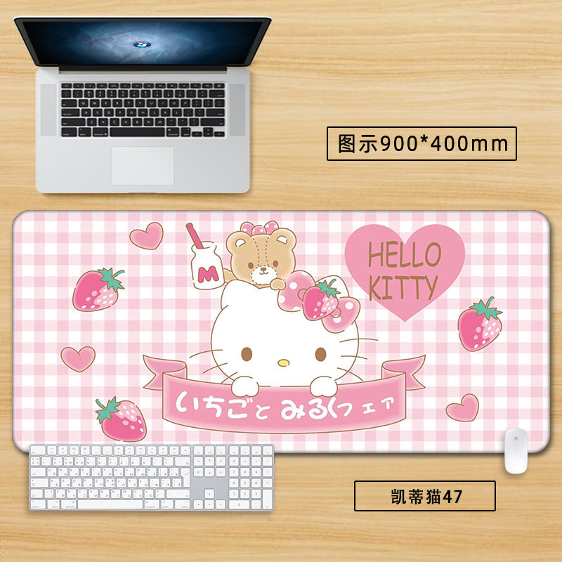 Kawaii Hello Kitty Deskmats XLarge Personnalisable