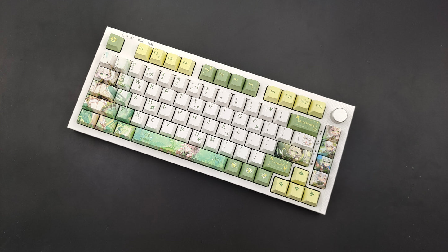 Nahida Genshin Impact Keycaps sur le thème Cherry Profile