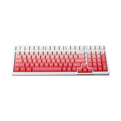 Gradient White Pink Keycaps Cherry Profile