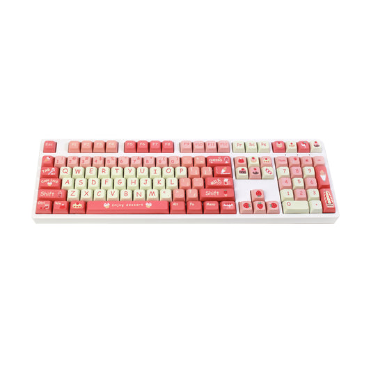 Strawberry Cake XDA Keycaps