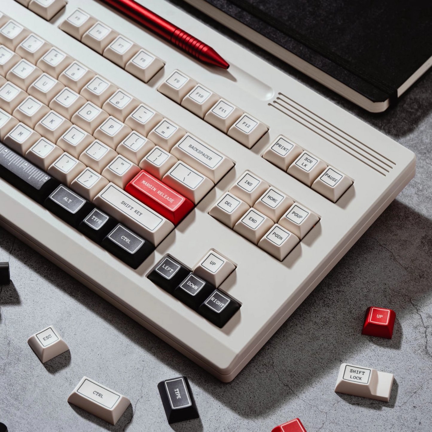 Keycreative Outline Typewriter Keycap Set