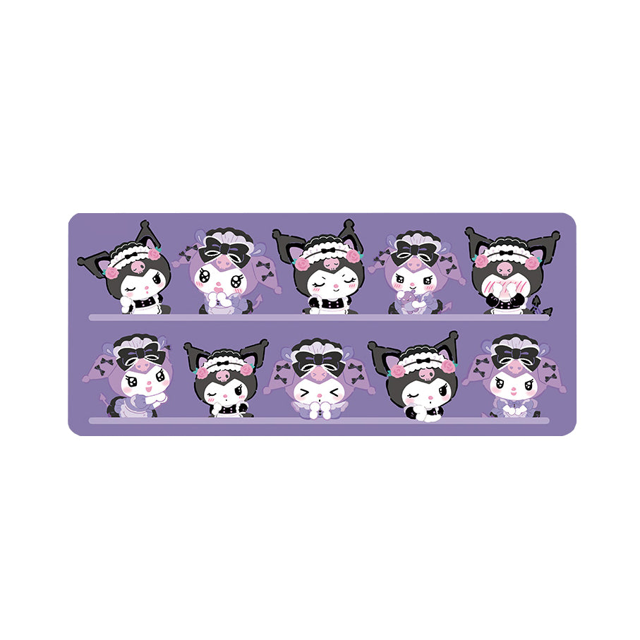 Tapis de bureau de jeu Kuromi mignons XLarge personnalisables