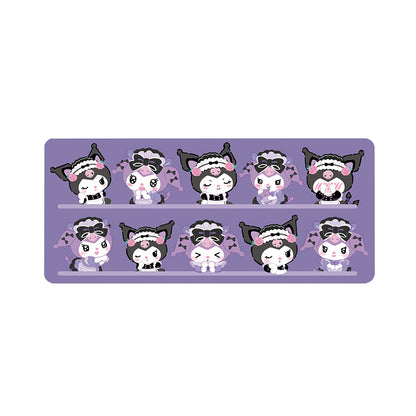 Tapis de bureau de jeu Kuromi mignons XLarge personnalisables