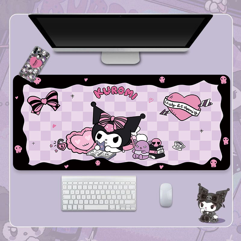 Cute Kuromi Gaming Deskmats XLarge Customizable