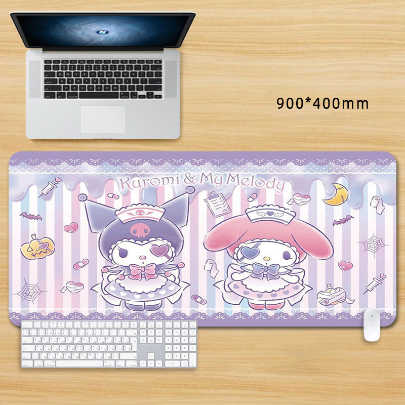 Kuwaii Kuromi et ma mélodie amitié Deskmat XLarge personnalisable