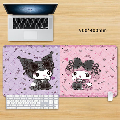 Kuwaii Kuromi et ma mélodie amitié Deskmat XLarge personnalisable