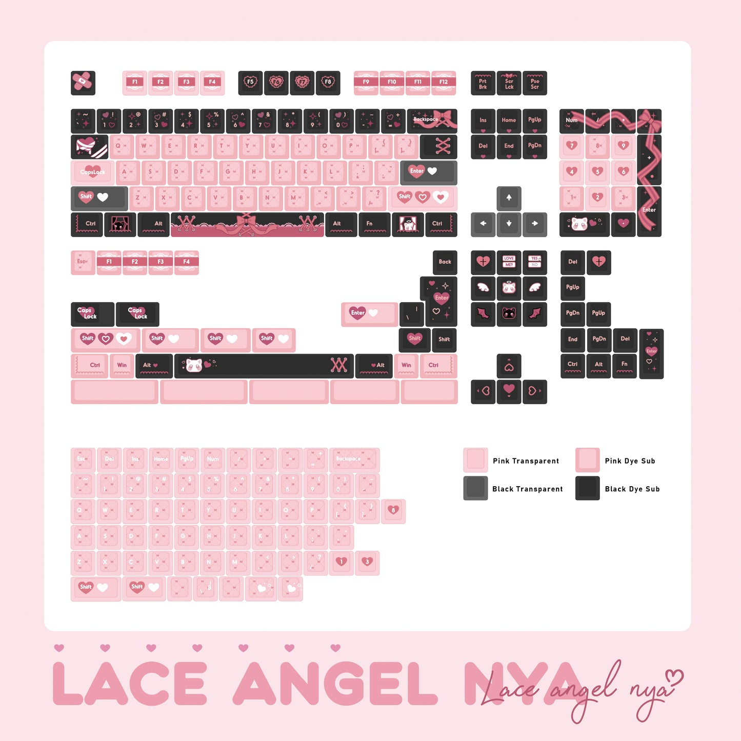 Lace Angel NYA Keycap Set