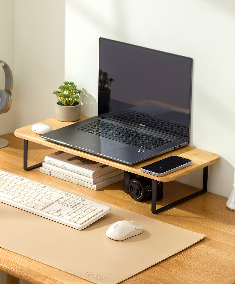 Computer Monitor Riser Made of Wood/Bamboo