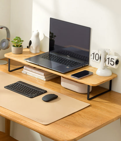 Computer Monitor Riser Made of Wood/Bamboo