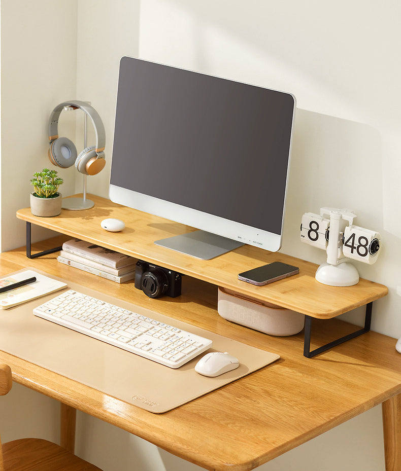 Computer Monitor Riser Made of Wood/Bamboo