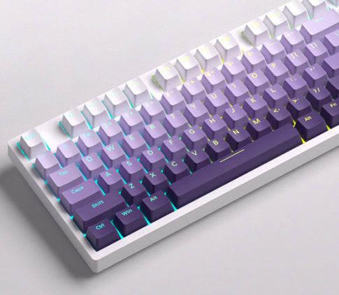 Secret Fragrance Double-Shot PBT Gradient Shine-Through Keycap Set