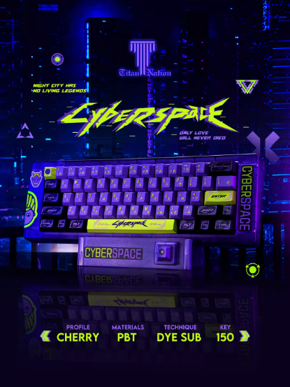 Titan Nation Cyberspace Keycap Set