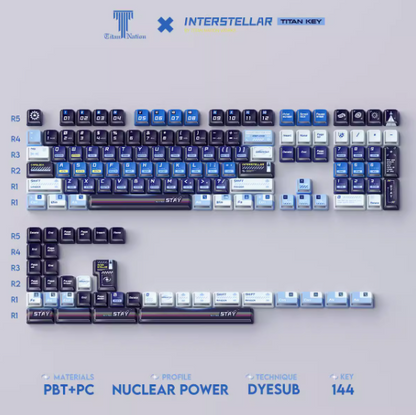 Titan Nation Interstellar Keycap Set