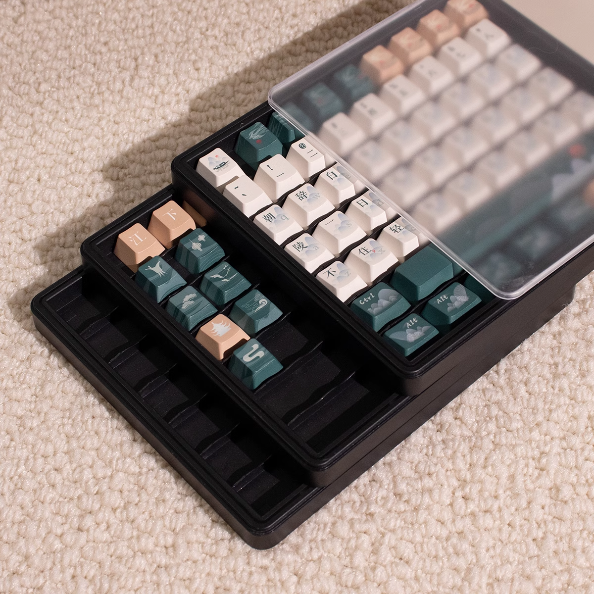 URE Keycap Organizer Display Case