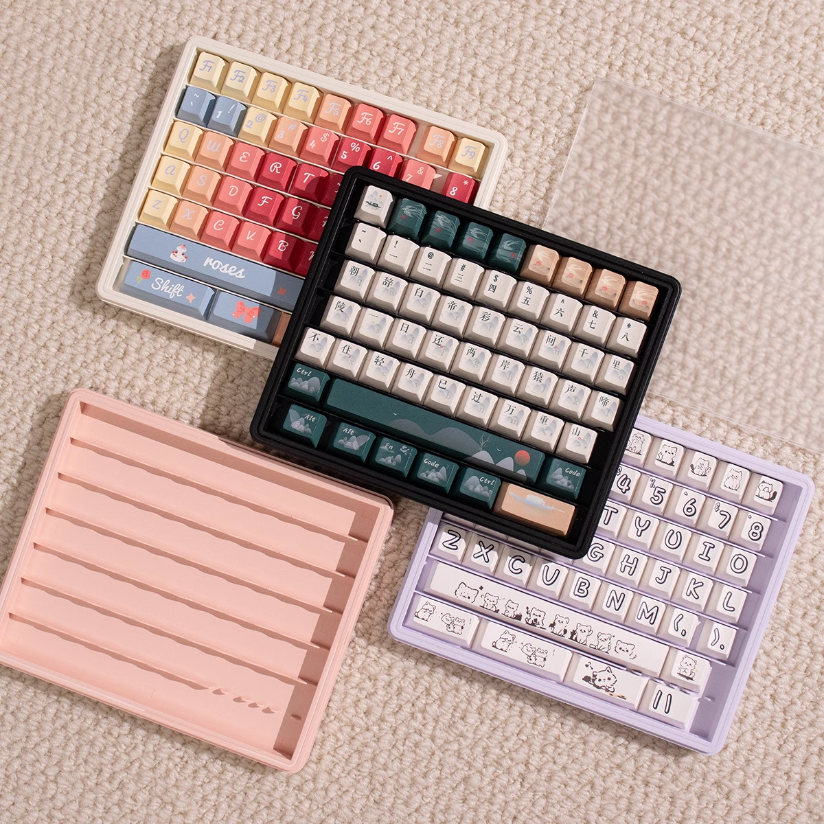 URE Keycap Organizer Display Case