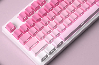 Valentine Double-Shot PBT Gradient Shine-Through Keycap Set