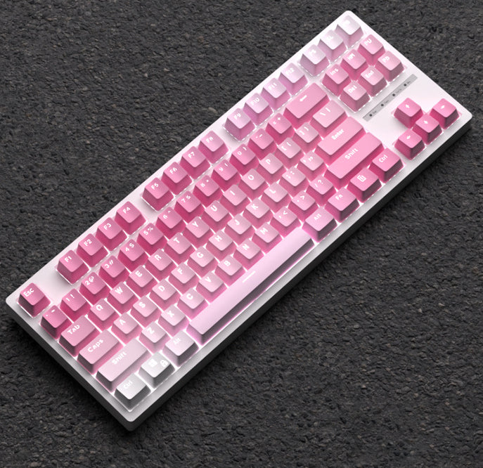 Valentine Double-Shot PBT Gradient Shine-Through Keycap Set