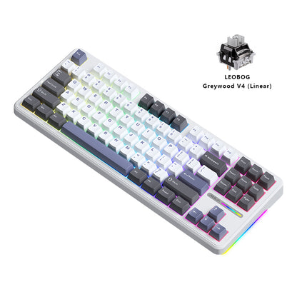 Aula F87 メカニカルキーボード 80% TKL ワイヤレス RGB