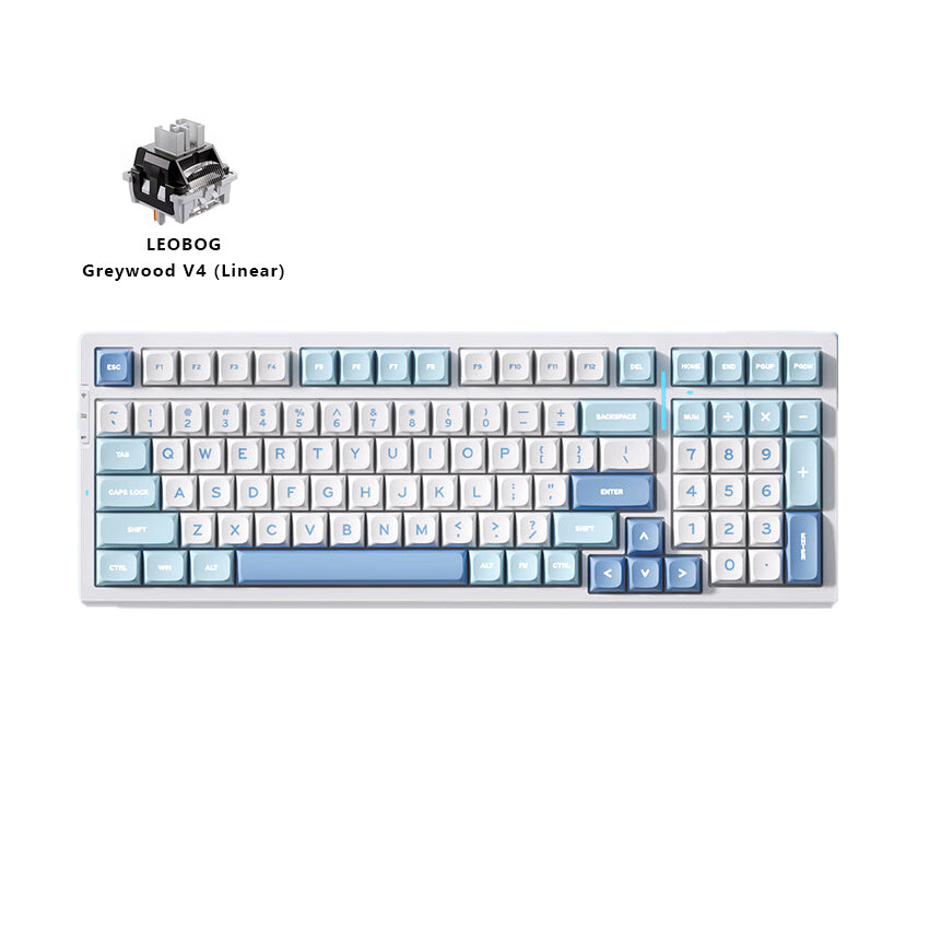 MCHOSE G98 Starry Sea Blue Mechanical Keyboard Wireless RGB