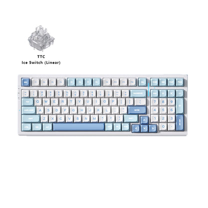 MCHOSE G98 Starry Sea Blue Mechanical Keyboard Wireless RGB