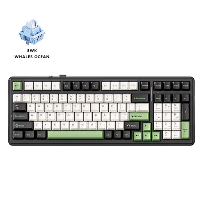 Aula F99 Green Glen Mechanical Keyboard 98% Wireless RGB